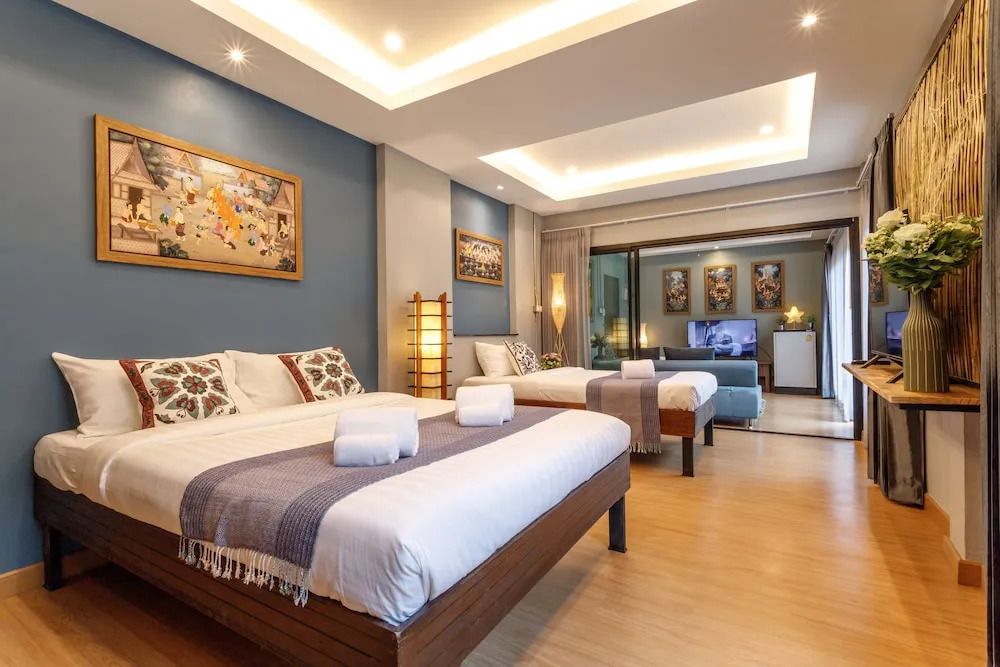 Hostel One Art and Gallery - צ'אנג מאי - חדר שינה