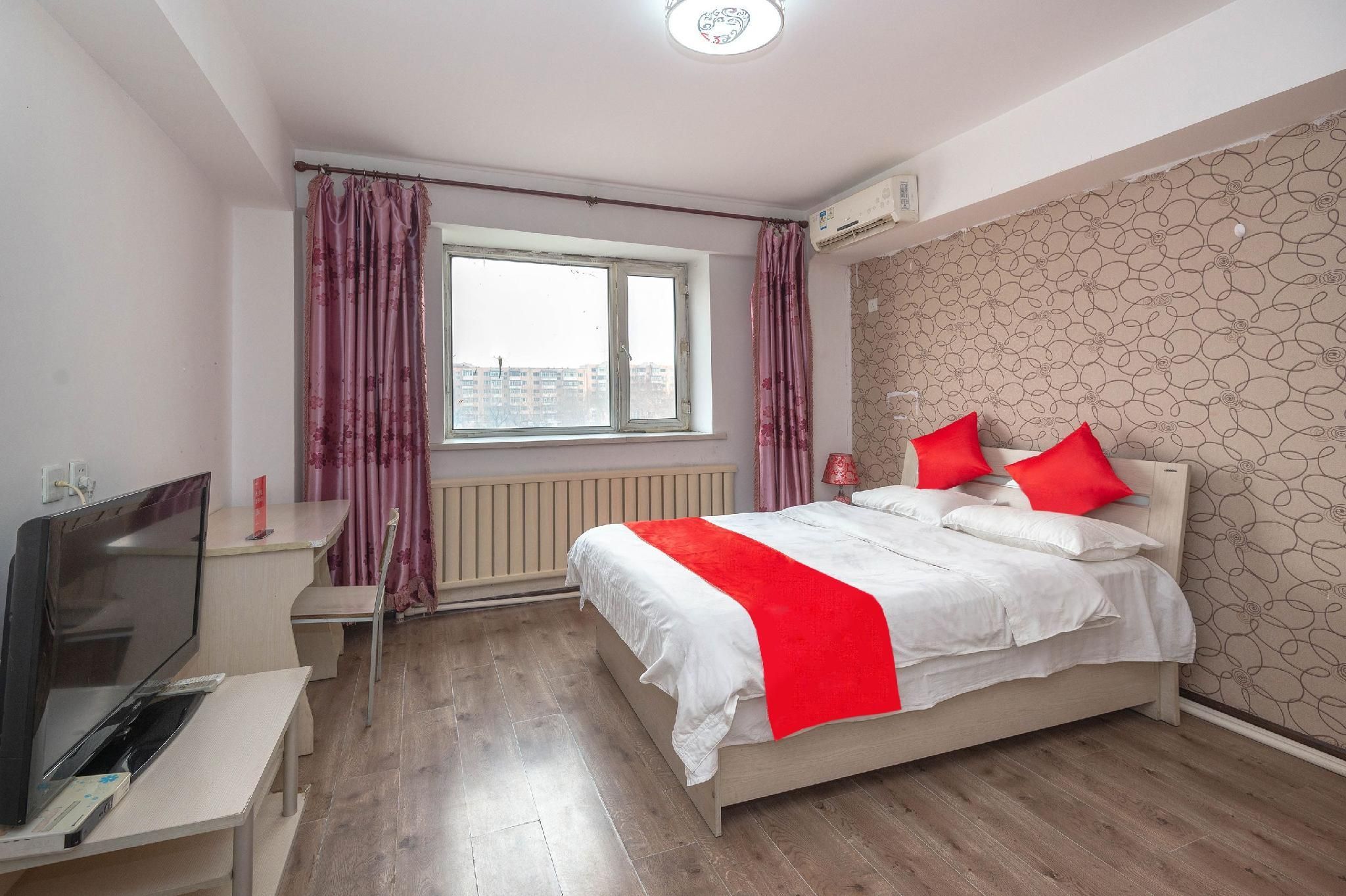 Meirishun Hotel Apartment (Harbin University of Traditional Chinese Medicine) - هاربين - غرفة نوم