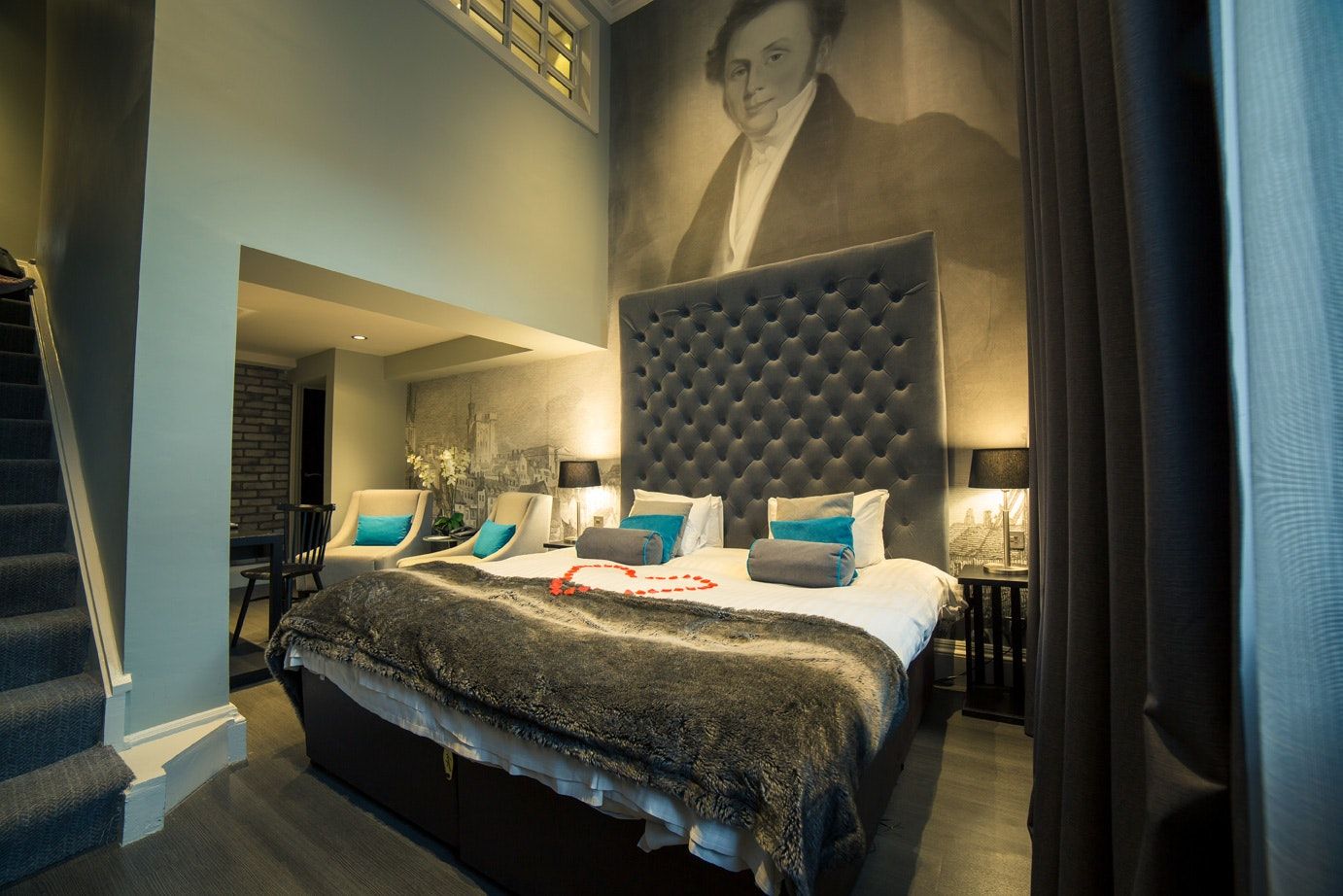 Grey Street Hotel - ניוקאסל - חדר שינה