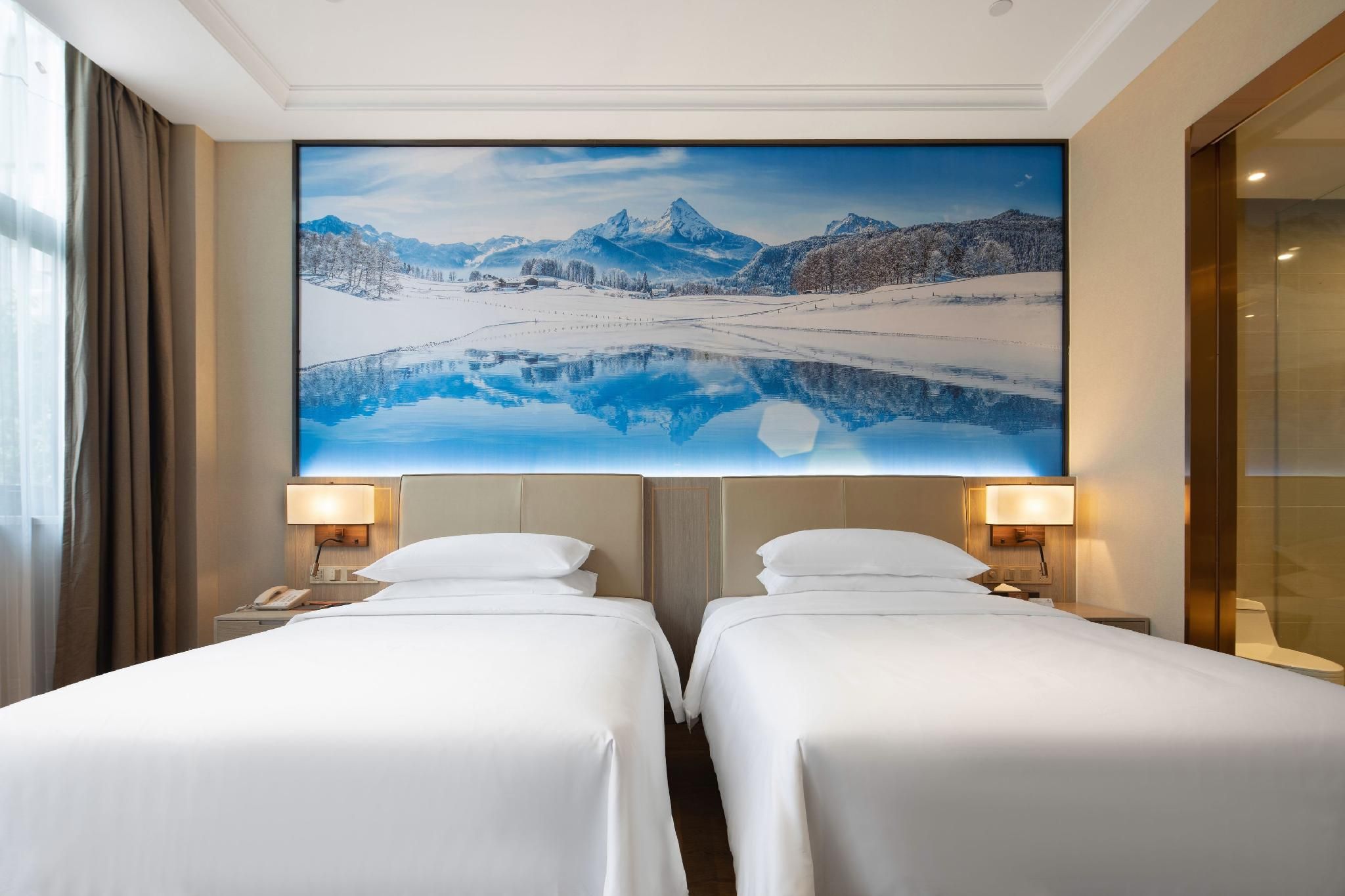 Vienna Hotel (Nanjing Maigao Bridge Subway Station Branch) - نانجينغ - غرفة نوم