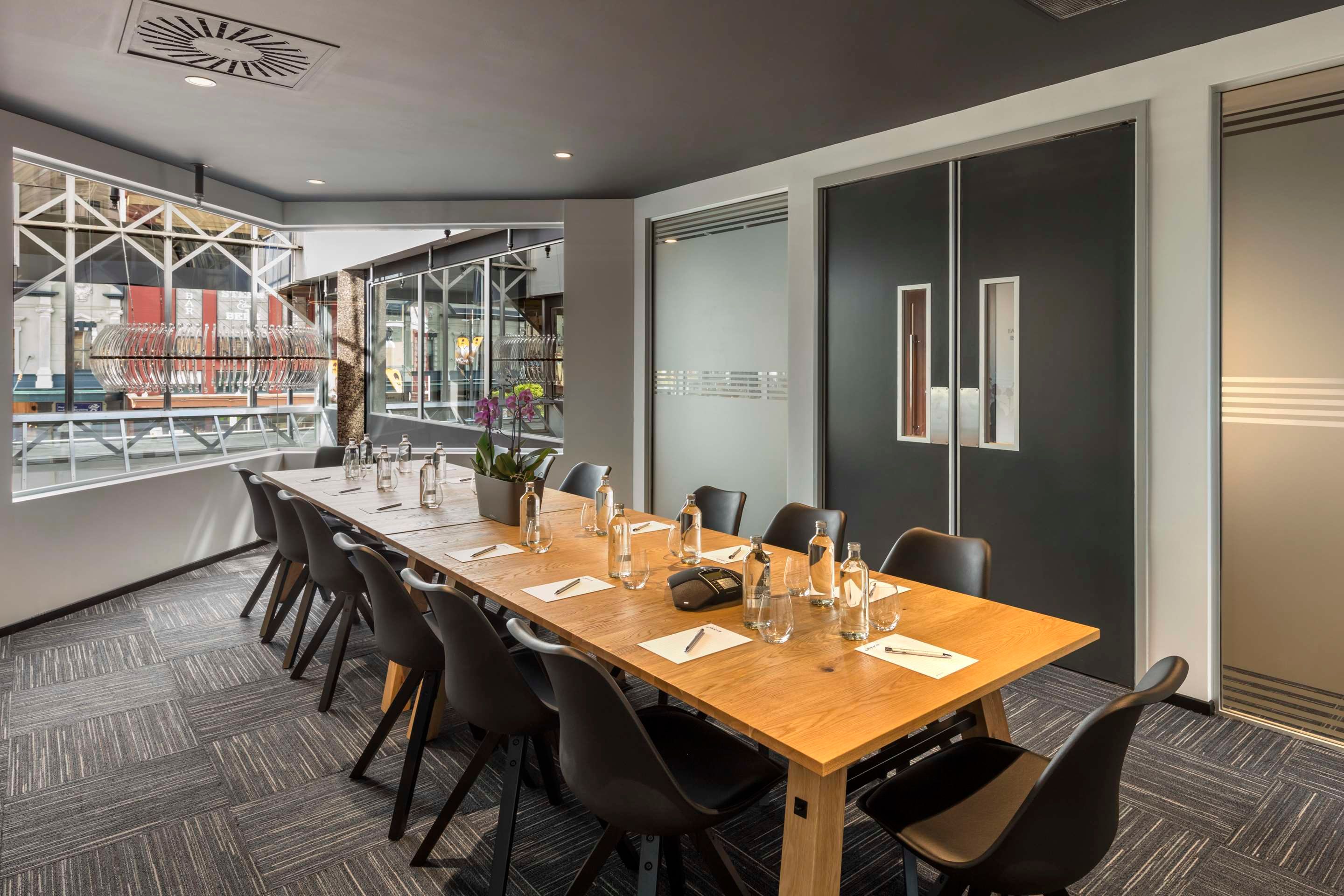 Conference room view of Oaks Wellington Hotel