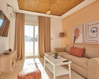 Stayhere Rabat - Hassan - Authentic Residence - Rabat - Oturma odası