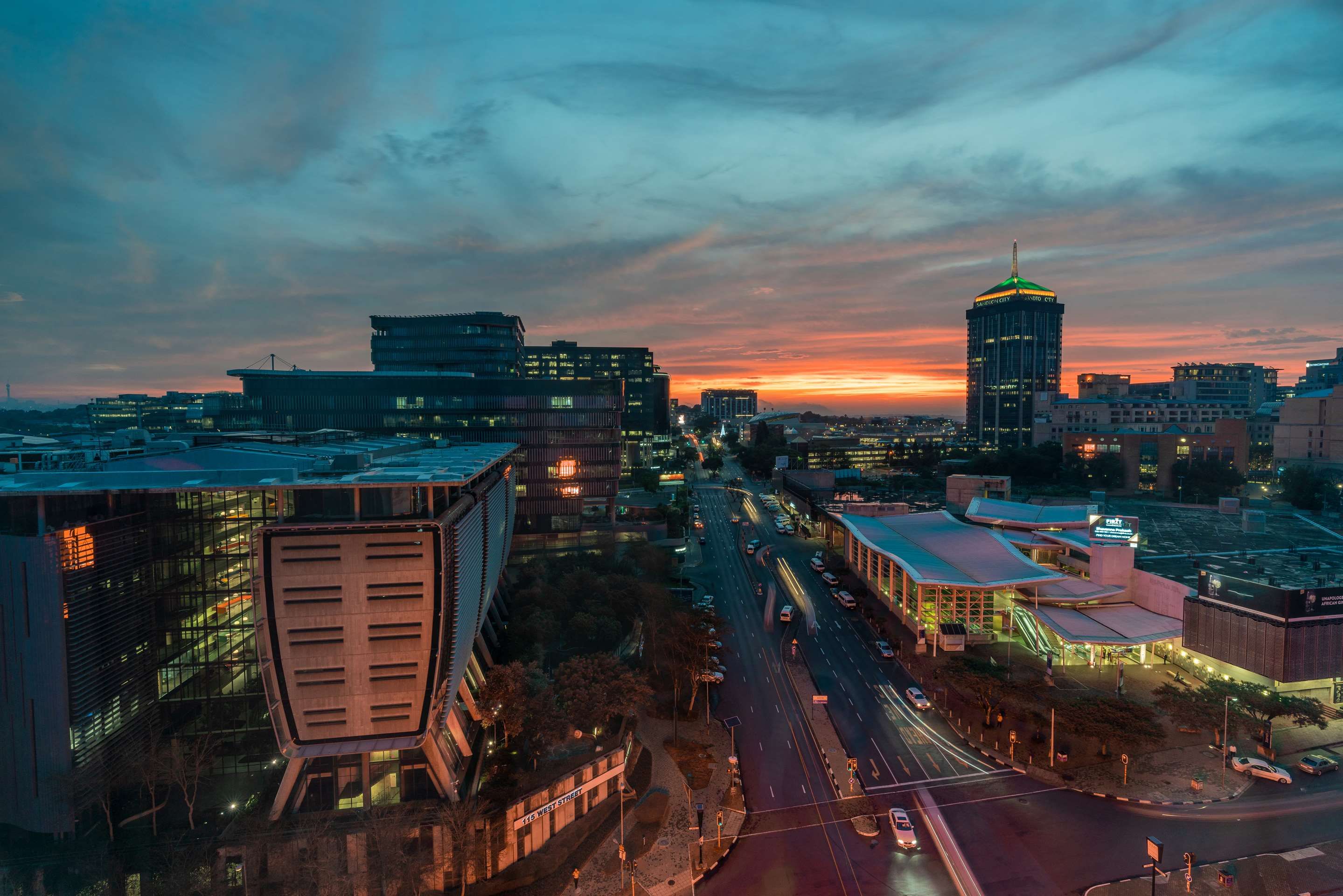 Outdoors view view of Radisson Blu Gautrain Hotel, Sandton Johannesburg