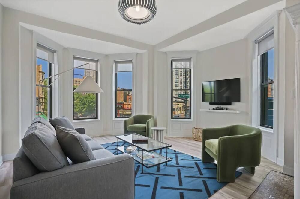 The Neighborhood Hotel - Lincoln Park 301 - One Bedroom - שיקאגו - סלון
