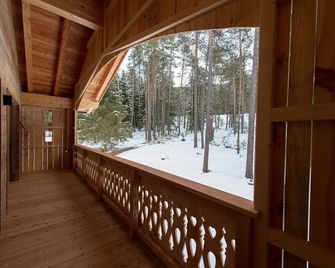 Les Ciases Chalets Dolomites Apt 3 - San Vigilio di Marebbe - Balcony