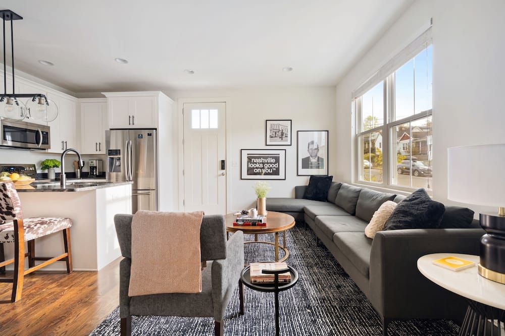 هارت ستريت 1 - هارت سويت 1 - ناشفيل (تينيسي) - غرفة معيشة