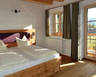 Doppelzimmer Birne - Bauernhof Grablerhof - Steinbach am Attersee - Slaapkamer