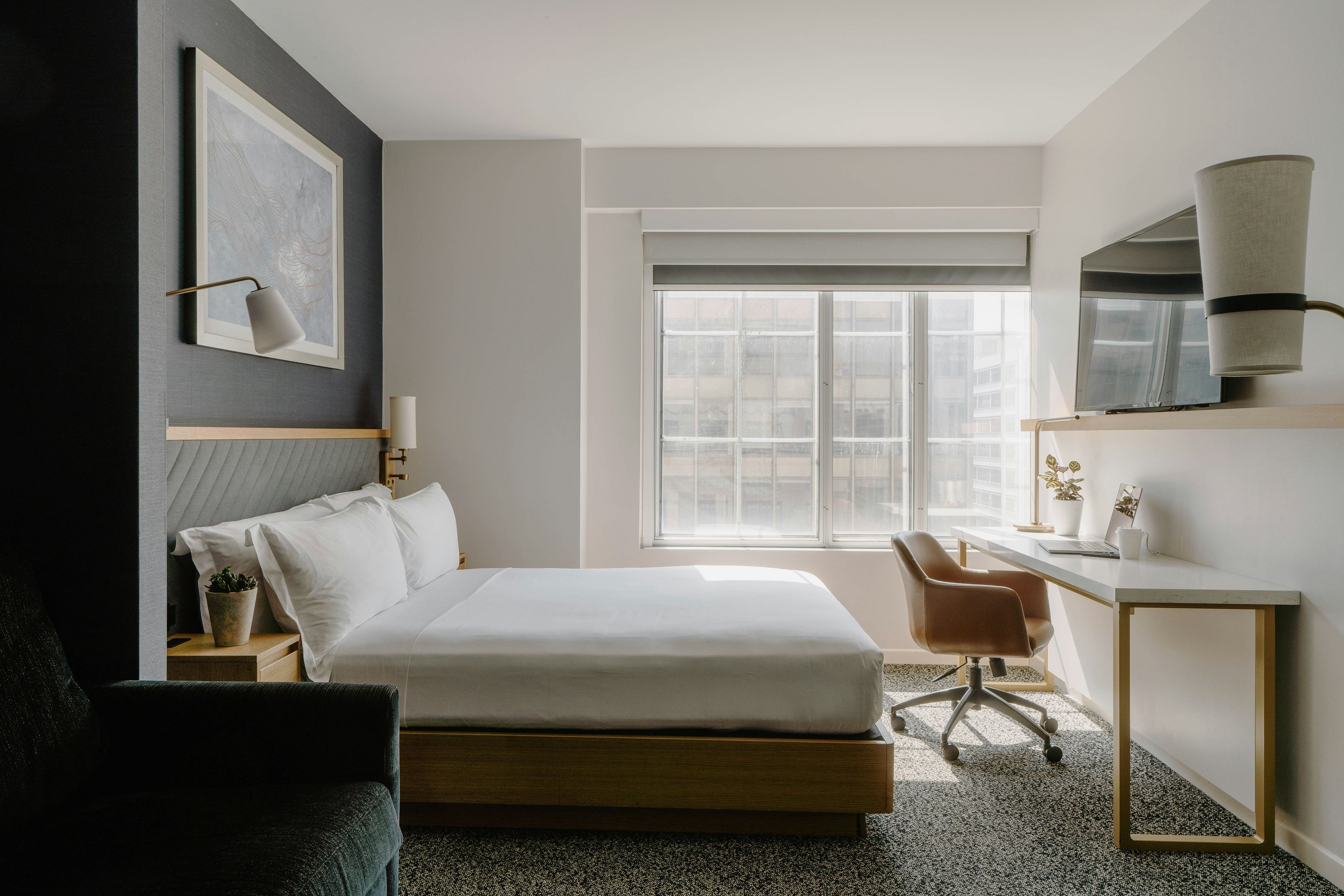 Club Quarters Hotel in Washington DC - וושינגטון די.סי - חדר שינה