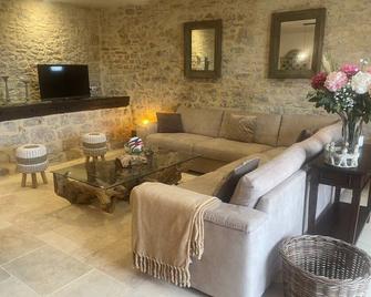 Grange La Croix Blanche proche de Gourdon - Coeur-de-Causse - Sala de estar