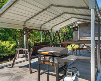 Right Next To Creek - Waterfall - Screened In Porch - Jacuzzi Tub - Cosby - Patio