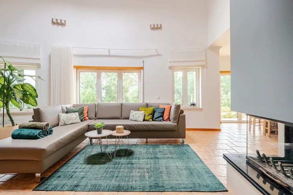 Casa EmCanto - Swimming pool, games room, cinema with capacity for 16 guests - Pombal - Sala de estar
