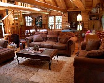 Papa Bear's Lodge -Best Log Cabin In Nevada City Sleeps Up To 10. - Nevada City - Lounge