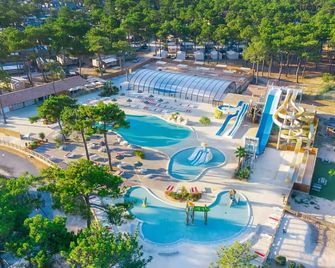 Mobil Home 6 Personnes Camping 5 étoiles Montalivet - Vendays-Montalivet - Piscina