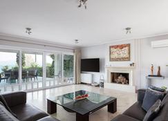 Eretria Luxurious Seafront Villa - Chalcis - Living room