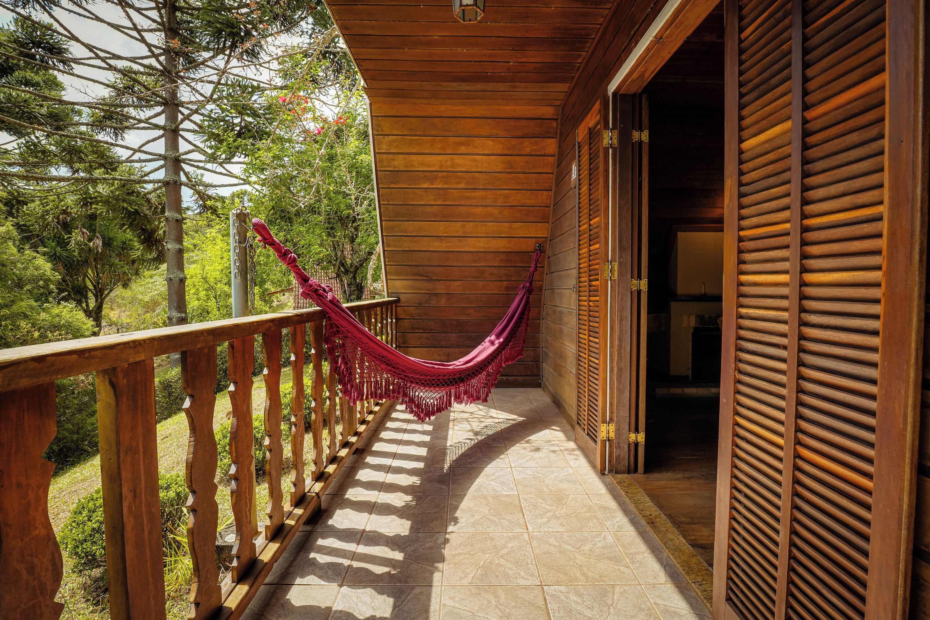 Velinn Hotel Fazenda Fonte Das Hortênsias - סנטו אנטוניו דו פיניאל - מרפסת