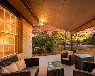 Beautiful dog-friendly home with fireplace, large yard, hammock, W/D, and AC - Buda - Binnenhof