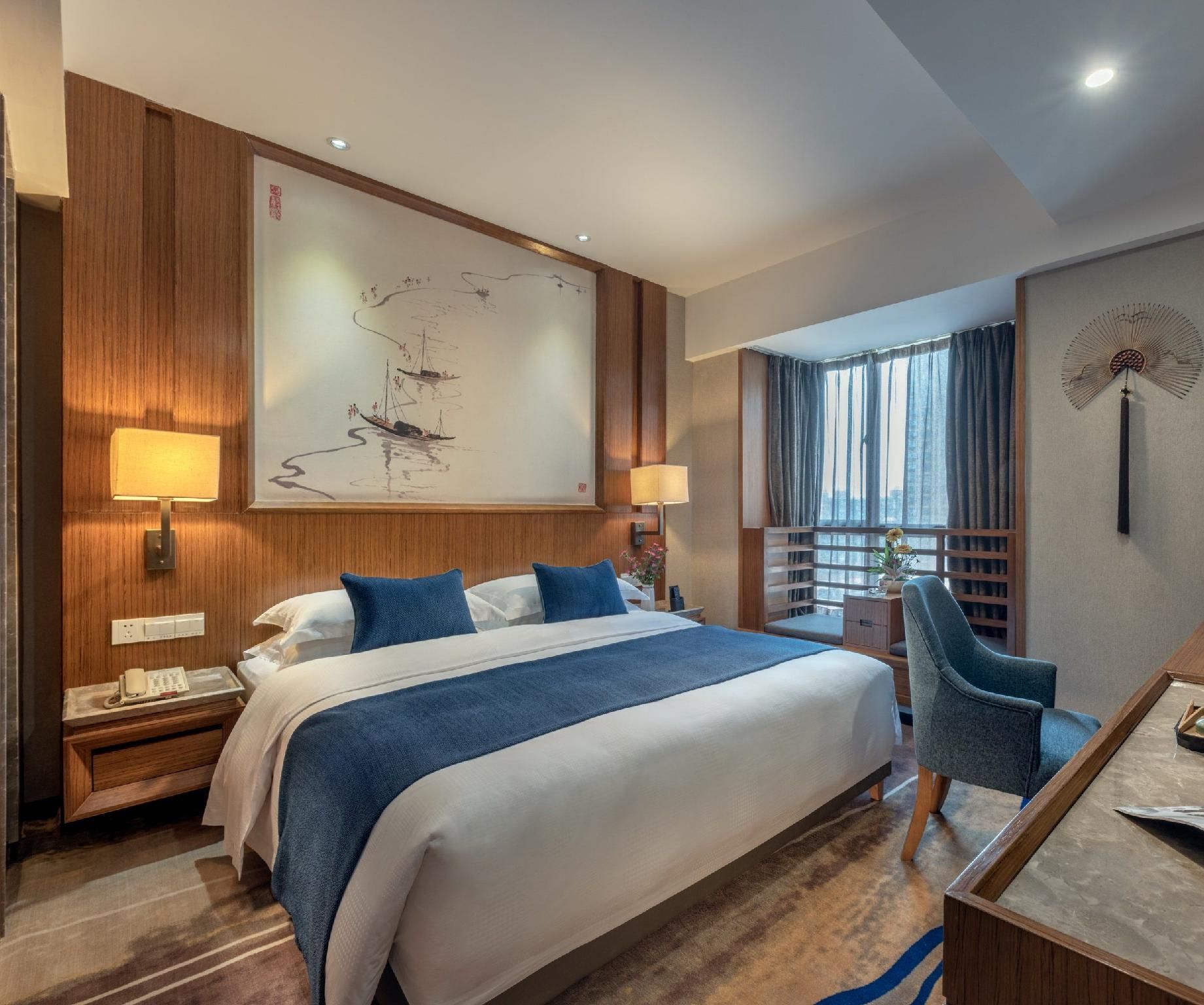 Changsha Yuelu Yannian Huijing Hotel - צ'נגשה - חדר שינה