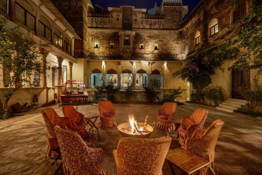 Hotel Castle Bijaipur - Chittorgarh - Patio