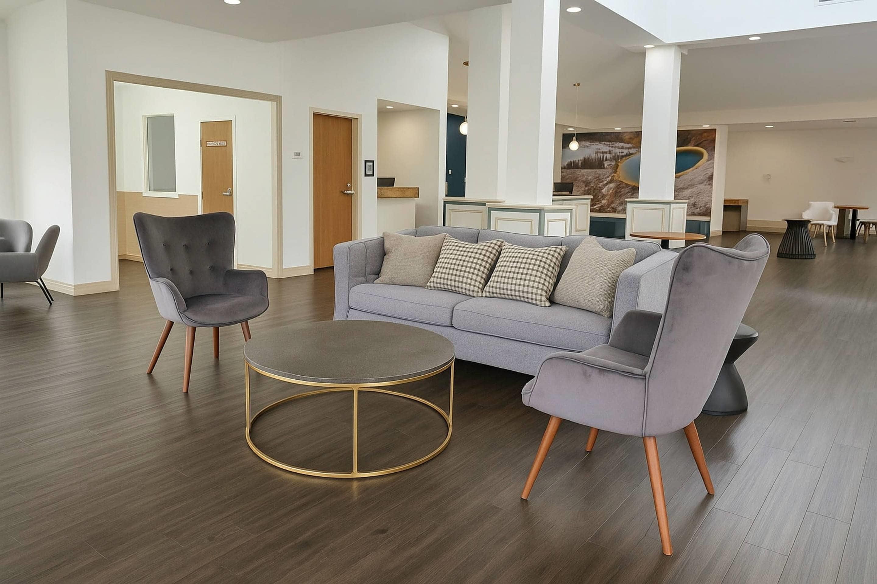 كلاريون إن إداهو فولز ريفرفرونت - ايداهو فولز - غرفة معيشة