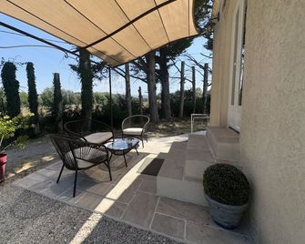 Triple room-Comfort-Ensuite-Garden View - Cabriès - Patio