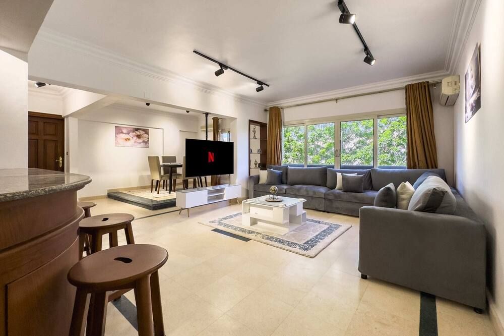 The 2bdr Velvet Vibe Maadi - קהיר - סלון