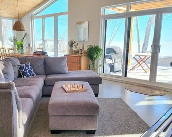 Le Betula - Nature Escape with Private Beach - Saint-Félicien - Sala de estar