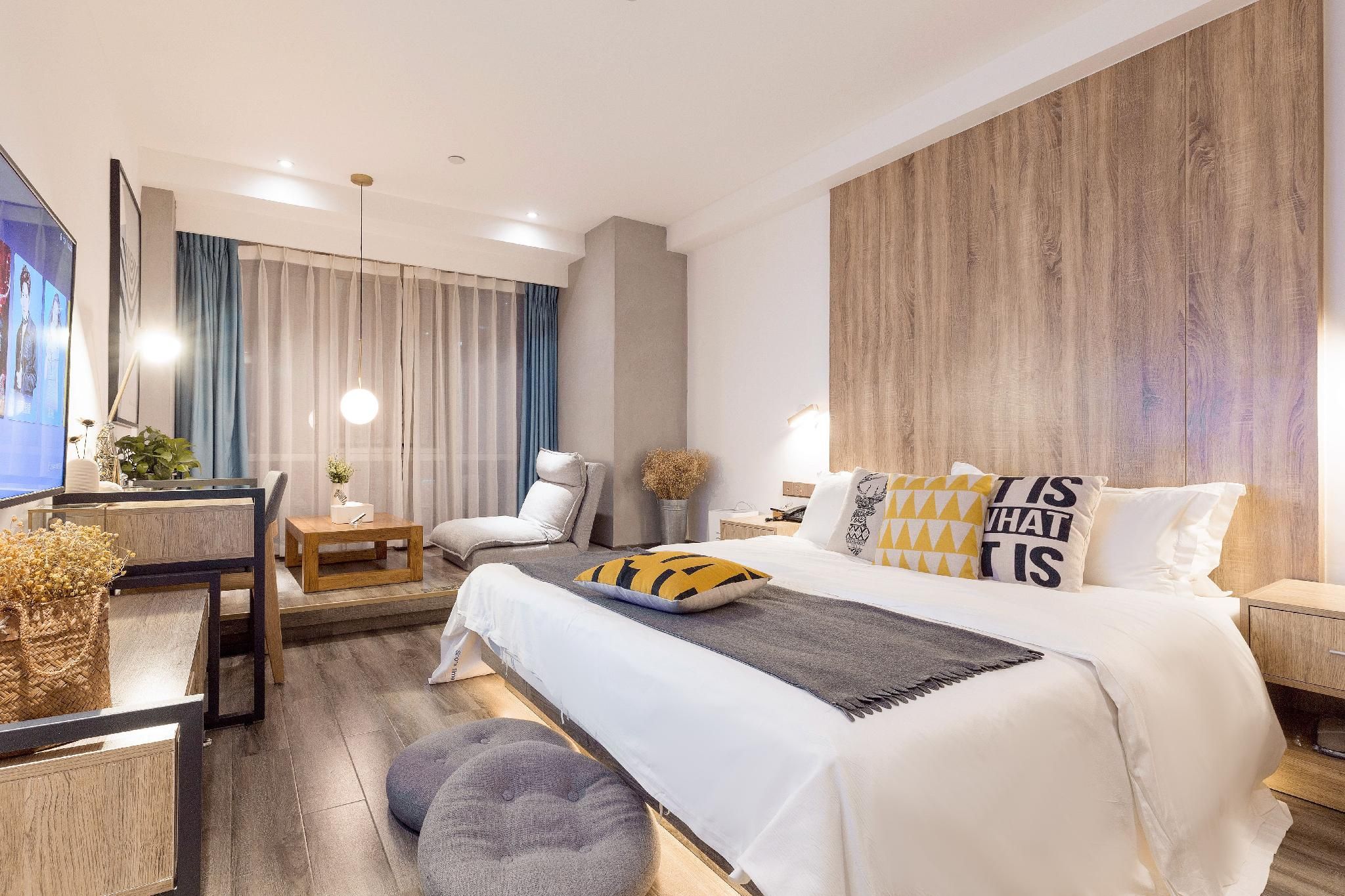 Time Wharf Hotel (Chongqing Guanyinqiao Pedestrian Street Branch) - צ'ונגקינג - חדר שינה