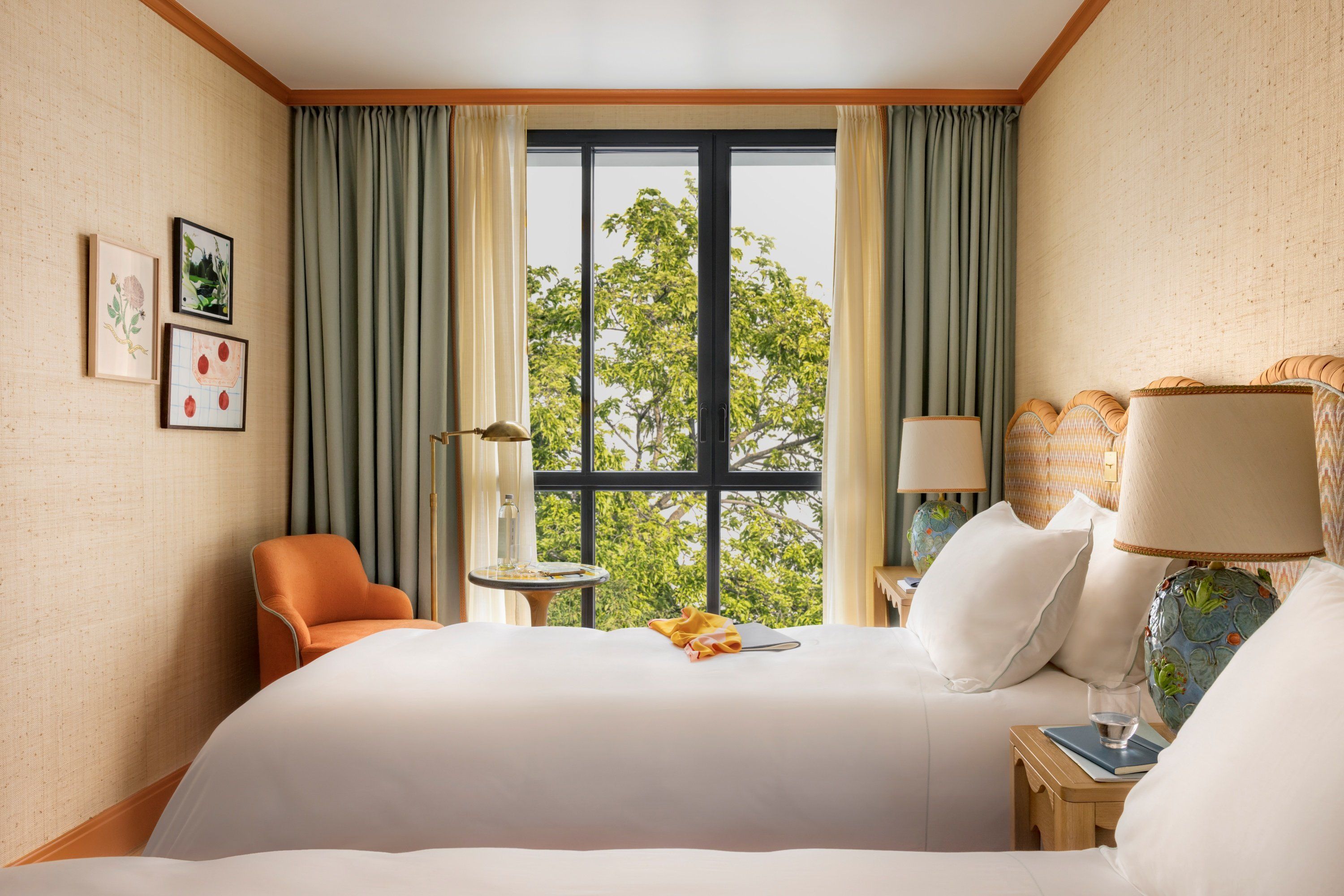 Bedroom view of La Fantaisie