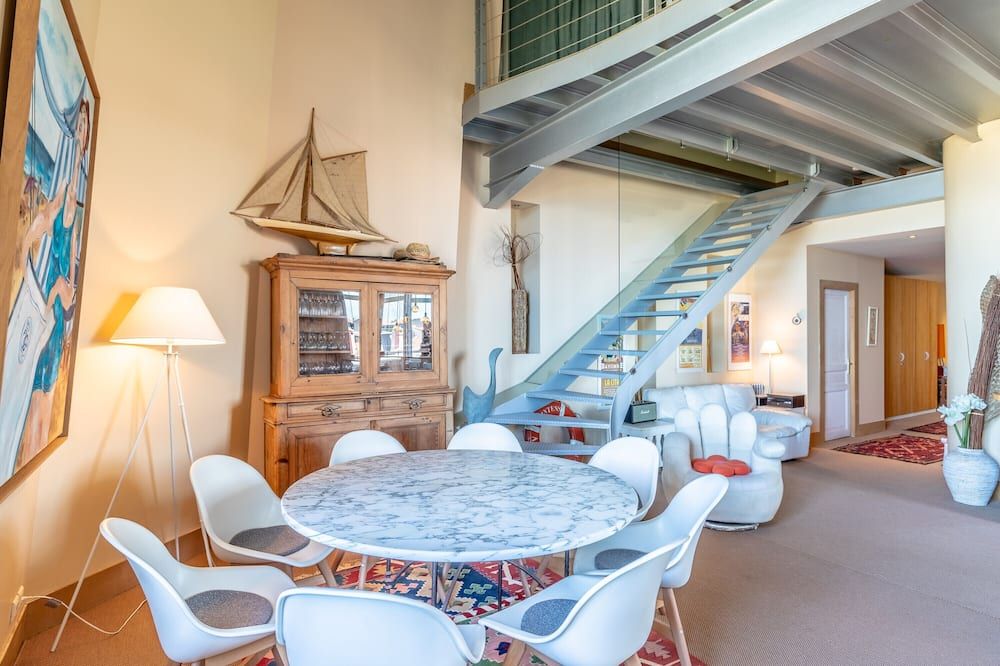 Sun Keyweek Duplex Breathtaking View Of - Biarritz - Eetruimte