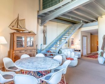 Sun Keyweek Duplex Breathtaking View Of - Biarritz - Eetruimte