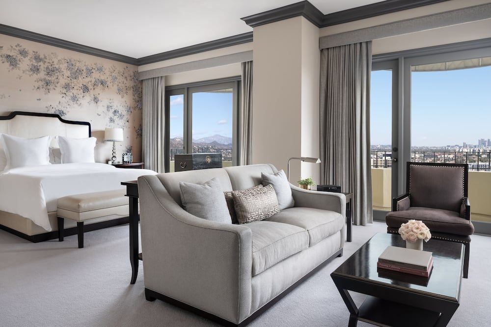 فندق فور سيزونز لوس أنجليس في بيفرلي هيلز - لوس أنجلوس - غرفة معيشة
