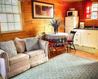 Studio #1 Cottage by Newfound Lake with shared private sandy beach - Bridgewater - Living room