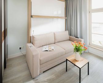 Nordstrandperle Apartment H2brMoltkestraße 2-5 / Roonstraße, Nordstrand - Norden - Living room