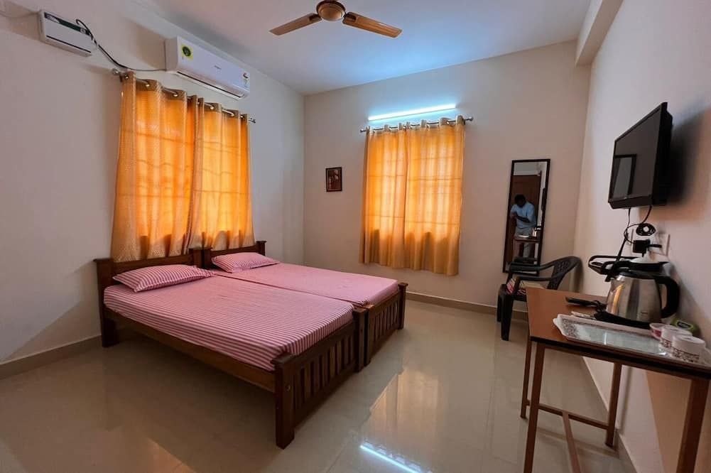 Shantham Service Apartments, Kinathukadavu - קוימבאטור - חדר שינה