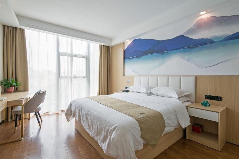 Green Tree Inn Qindao Chengyang District Zhengyang Middle Road Wanda Plaza - Qingdao - Yatak Odası