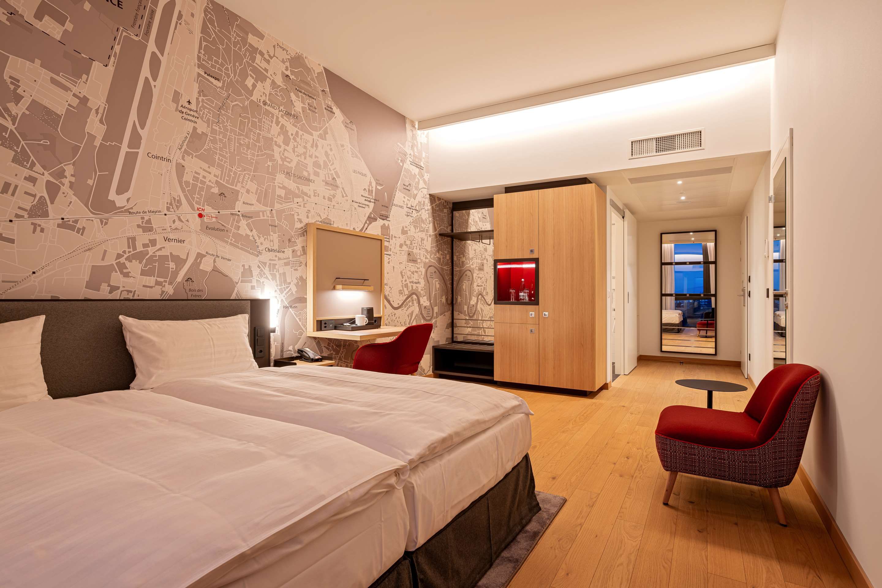 Intercityhotel Geneva - Genewa - Sypialnia