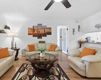 Pool Side - Unit 114 - Mesa - Living room