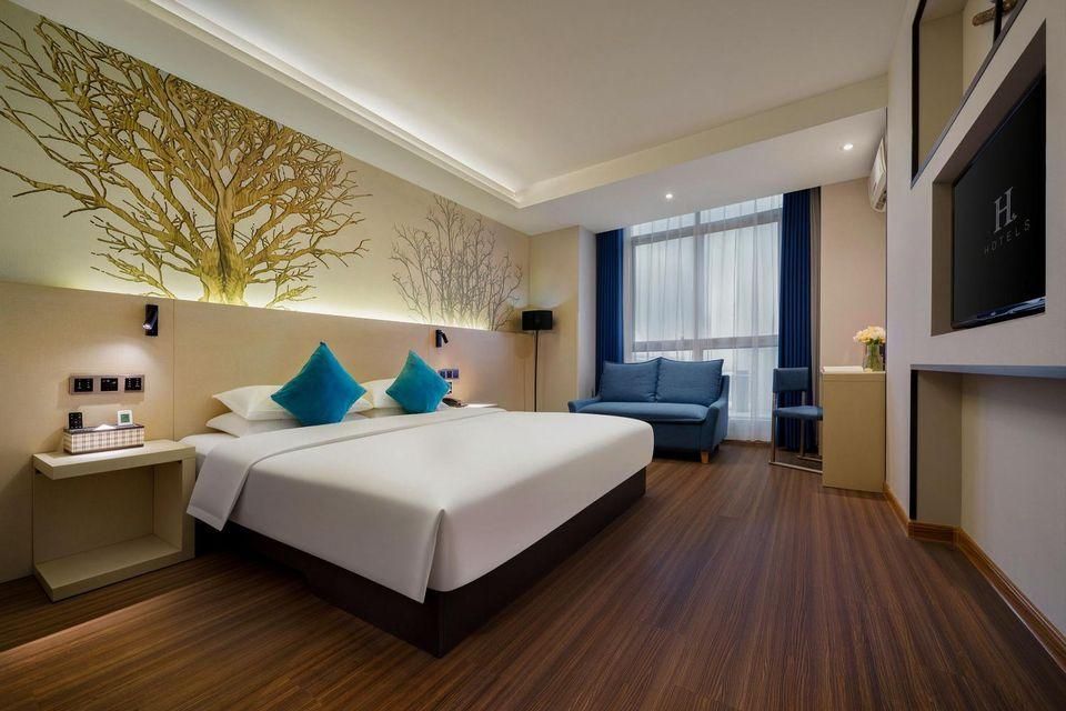 H Hotel (Xi'an Ming City Wall Ximenwai) - Xian - Kamar Tidur