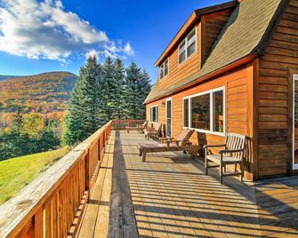 'Bearpen Lodge' on 125 Acres - Near Belleayre Mtn! - Fleischmanns - Balcony