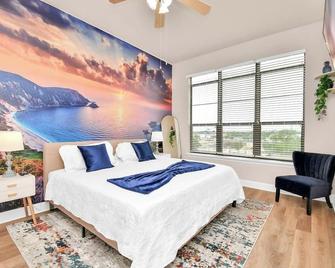 Sunset Paradise - 1br-Nrg-Med Center-Galleria - Houston - Phòng ngủ