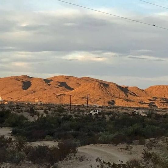 Outdoors view view of Pat Os Place: Stylish Adobe. Home Base For Terlingua Adventures. Quiet, Comfortable & Convenient