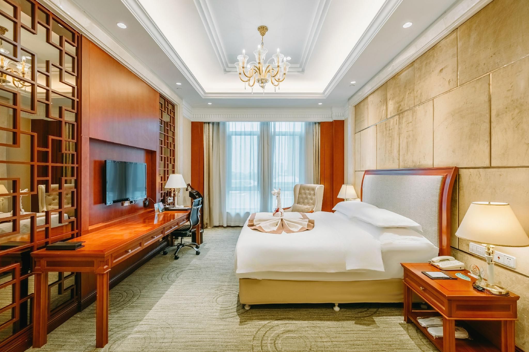 Jinwei Grand Hotel - Thiên Tân - Phòng ngủ