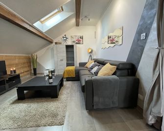 2 Gites for large capacities in the heart of the Haut Jura Mountains - Foncine-le-Haut - Salon