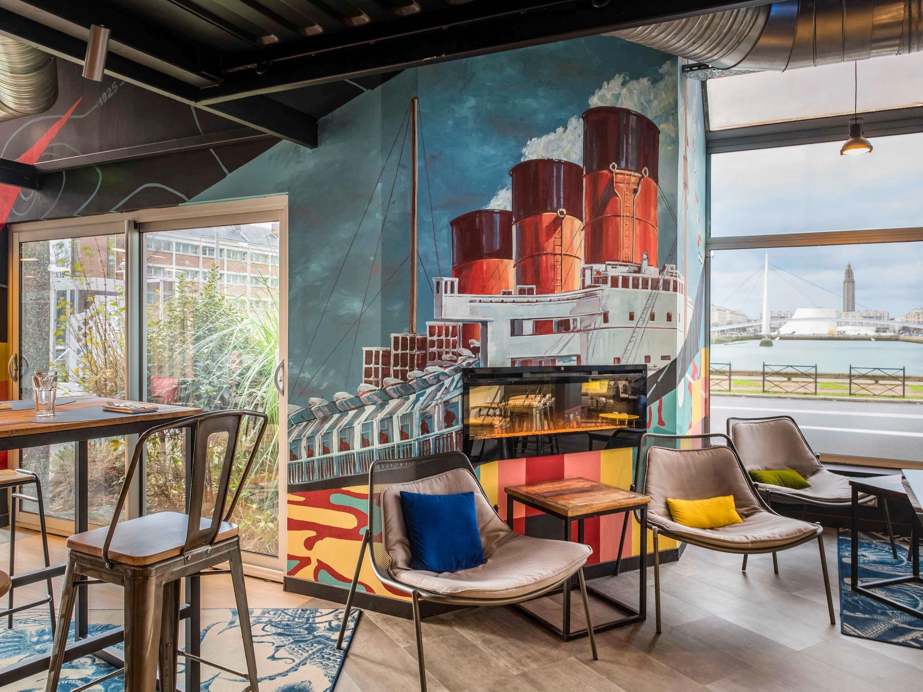 Hôtel Mercure Le Havre Centre Bassin du Commerce - El Havre - Restaurante
