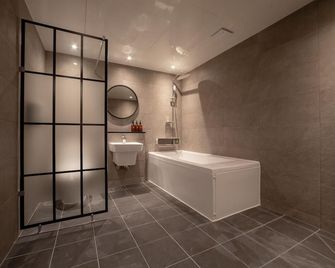 هوتل لين - بوسان - غرفة نوم