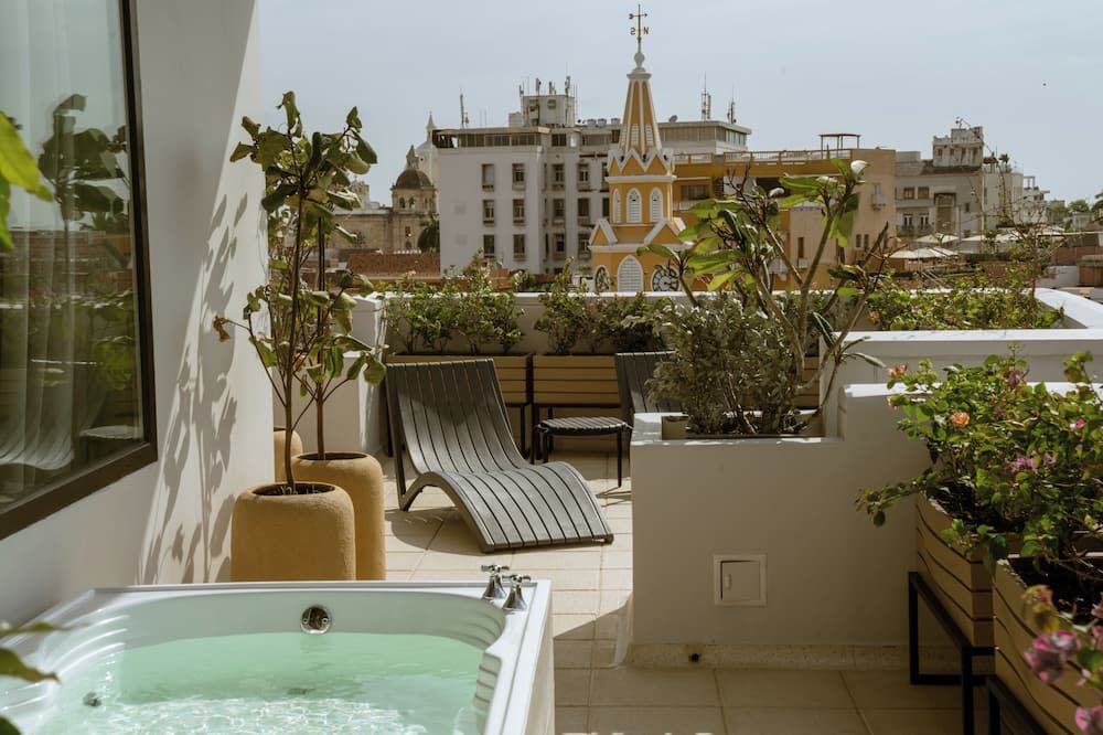 Terrazas Hotel Boutique - קרטחנה דה אינדיאס - מרפסת