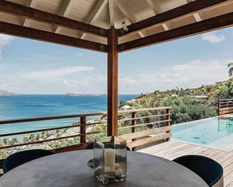 Infiniti 1 BR Private Luxury Villa Breath Taking View in St Barth - Grand Cul-de-Sac - Balcony