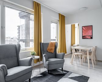 Hiisi Homes Turku Ratapiha - Turku - Sala de estar