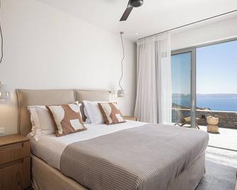 Brand new Villa with amazing sea views and hammam - Melampes - Camera da letto