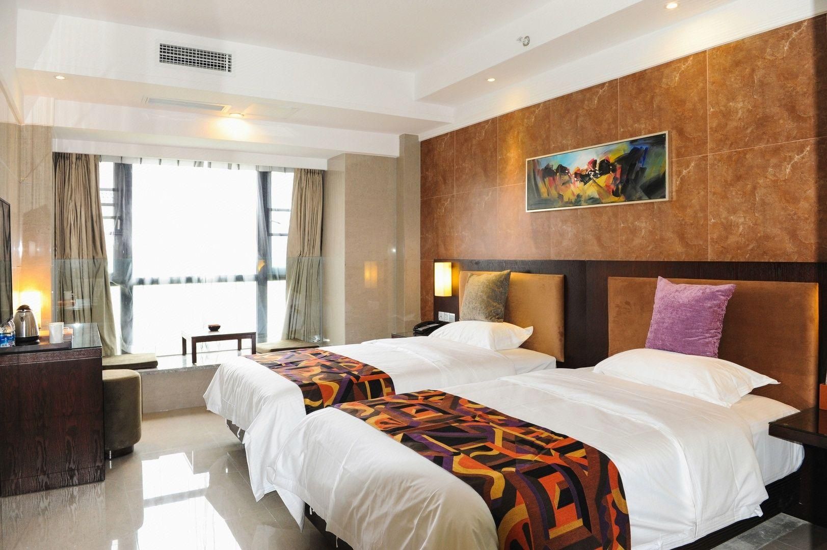 9 هوتل - تشنغدو - غرفة نوم